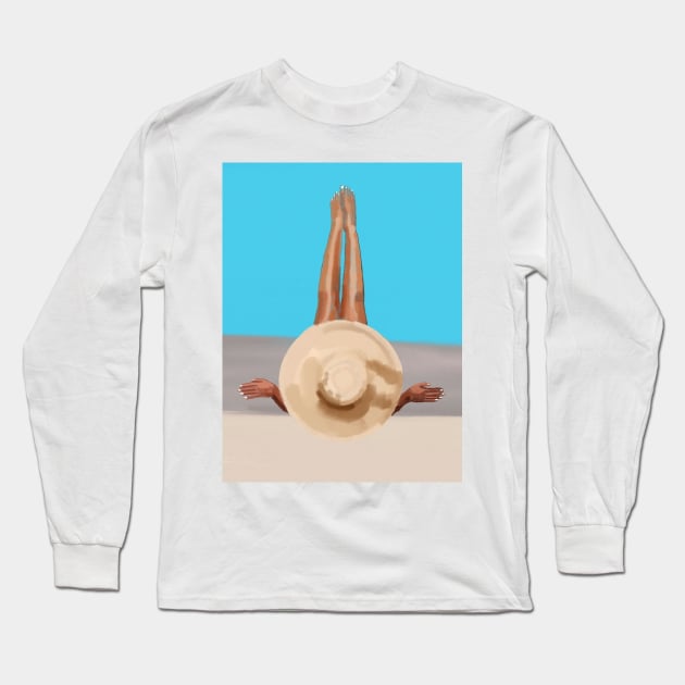 Poolside lounge Long Sleeve T-Shirt by fistikci